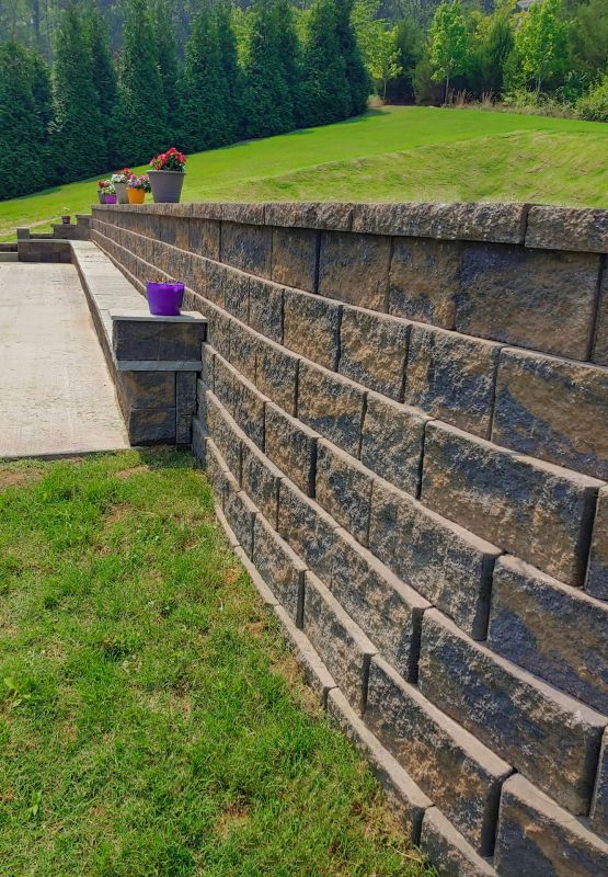 Retaining Wall Completion