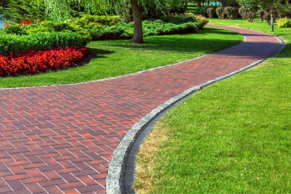 Brick Walkway Installation in Cuyahoga Falls