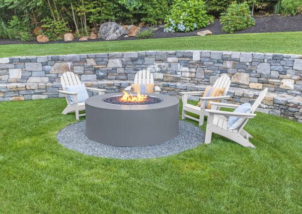 Stone Wall Installation in Cuyahoga Falls